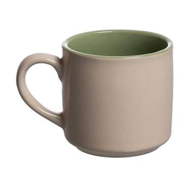 Imagem de Xicara Café Harmonie Cerâmica Eucalipto 90ml -Dynasty, 3 meses por def
