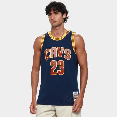 Imagem de Regata NBA Cleveland Cavaliers Lebron James Nº 23 Mitchell & Ness Masculina-Masculino