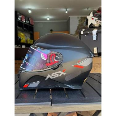 Imagem de Capacete ASX Eagle SV Solid Clássico - 62, Preto Fosco