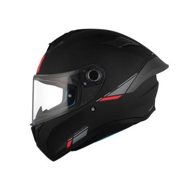 Imagem de Capacete Mt Helmets Targo S Solid Preto Fosco Com Spoiler