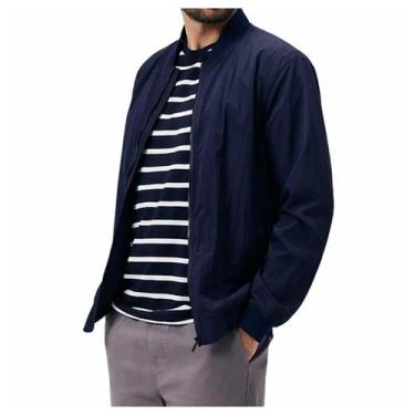 Imagem de Jaqueta Masculina Hering ML Bomber Corta Vento Marinho LZ7UA, Marinho,