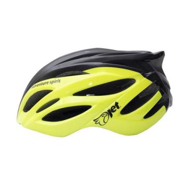 Imagem de Capacete Ciclismo Com Led Jet Hornet Bike Ventilado MTB Speed Ajuste T
