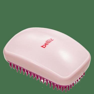 Imagem de Escova de Cabelo Belliz Flex Pocket Rosa