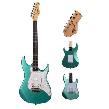 Imagem de Guitarra Tagima Stratocaster Tg520 Msg Metallic Surf Green