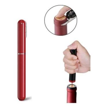 Imagem de Abridor De Garrafas 2 Em 1 Com Bomba De Ar Abridor De Vinho Vermelho -