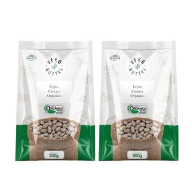 Imagem de Kit 2 Feijao Carioca Organico 1Kg Vero Nuttri