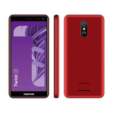 Imagem de Smartphone Positivo S513 32GB Vermelho, 32GB, Vermelho