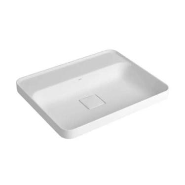 Imagem de Cuba De Sobrepor Com Mesa Retangular Slim Branco Deca 50cm - DECA LOUÇ