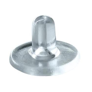 Imagem de Tarraxa de silicone sutia orelha brinco pesado antialergico - DIVA E B