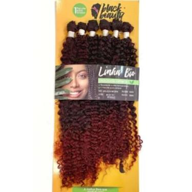 Imagem de Cabelo Bio Fibra Preta Linda 70cm - - Black Beauty, 1B/BUG-Preto/Marsa