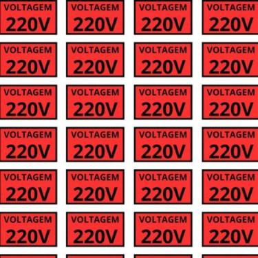 Imagem de 200 Etiquetas Identificação Voltagem 110/220 3,5x2cm F:186 - FACISLITO