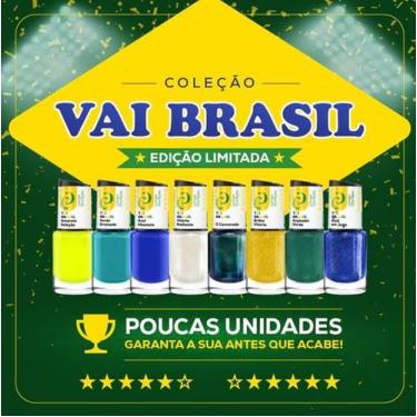 Imagem de Kit Esmalte Cora Vai Brasil - COPA DO MUNDO 2026 - (8 cores)