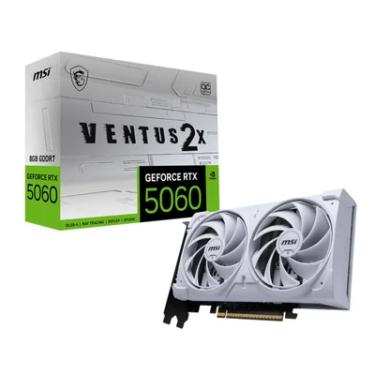 Imagem de Placa De Video Msi Geforce RTX 5060 Ventus Oc White 2x 8GB 128 Bits