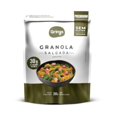 Imagem de GRANOLA SALGADA SEM GLÚTEN 30 G DE PROTEINA PREMIUM 200G GRINGS