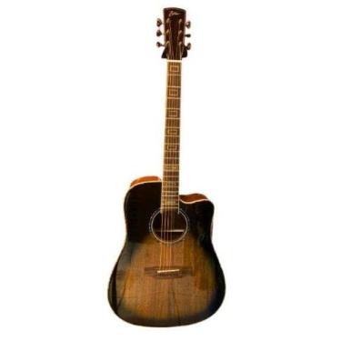Imagem de Violão Cutaway Zellmer Eletroacústico Heritage Greyburst Brilhante