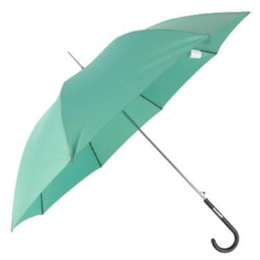 Imagem de Guarda Chuva 100cm Fazzoletti Verde Abertura Automática Grande Cabo Cu