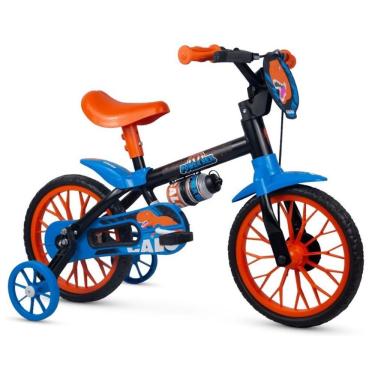 Imagem de Bicicleta Infantil Power Rex Aro 12 90CM a 100CM Freio a Tambor com Trava de Segurança Rosa Nathor