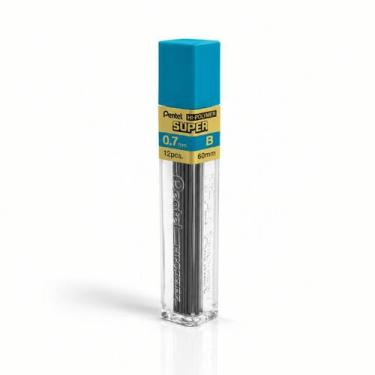 Imagem de Grafite Lapiseira 0.7mm H HB B 2B 3B 4B Hi-Polymer 12 Unidades Topogra