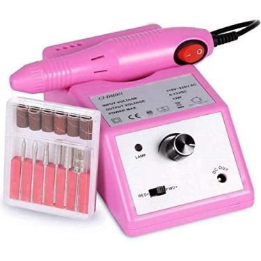 Imagem de HTOOLS Lixadeira Elétrica para Manicure e Pedicure Profissional com Controle de Velocidade e Motor Bivolt