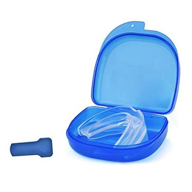 Imagem de Eastdall Cinta anti-ronco de silicone Protetor bucal para parar de roncar dentes Ranger de dentes Protetor noturno para dormir confortável para homens e mulheres Chega de ronco a noite toda