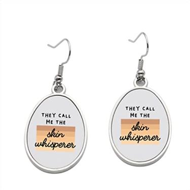 Imagem de Brinco Skin Whisperer – Brincos pendurados para meninas – Presente de festa de aniversário dos namorados, Metal, Sem pedras preciosas
