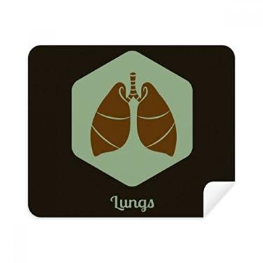 Imagem de Pano de limpeza de órgãos pulmões, 2 peças, tecido de camurça