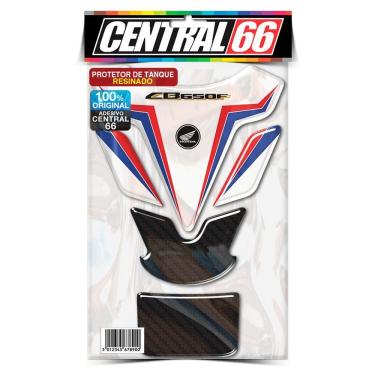 Imagem de Tankpad Honda CB 650F M1 - Branco Tricolor Adesivo Protetor