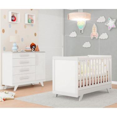 Imagem de Berço e Cômoda Retro Ls 100% MDF 