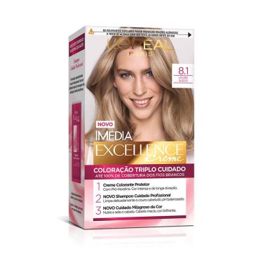 Imagem de Coloração Imédia Excellence Creme - 8.1 Louro Sueco