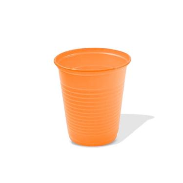 Imagem de Copo de Plástico Descartável 200ml Laranja c/ 50un Trik Trik