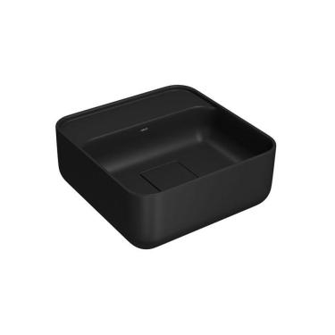 Imagem de Cuba de Apoio Deca 30x30 L.11030.M.94 Quadrada com Mesa Ébano Fosco