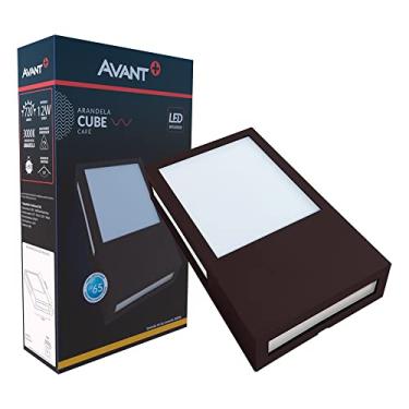 Imagem de Arandela Cube LED, 12W, Café, Luz amarela 3000K, Bivolt, Avant