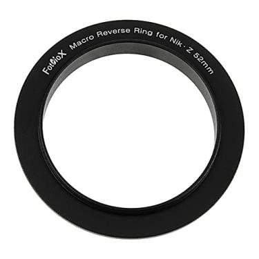 Imagem de Macro Reverse Ring 52mm Compatível com Nikon Z - Montagem de Câmera para Adaptador de Rosca de Filtro de 52mm para Câmeras Nikon Z-Mount