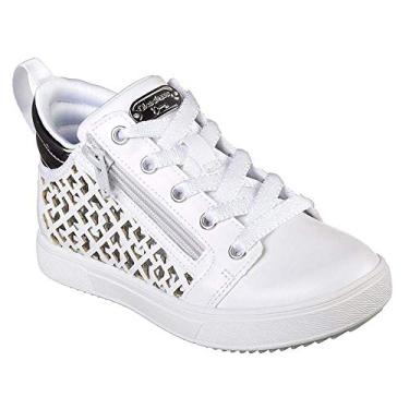 Imagem de Skechers Tênis unissex infantil Shoutouts 2.0 Midtop Magic, Branco, 12 Little Kid