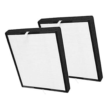 Imagem de Nispira True HEPA Filtro de substituição compatível com purificador de ar Alen BreatheSmart FF50 FIT50 Comparado à peça HEPA-Pure FF50, 2 pacotes