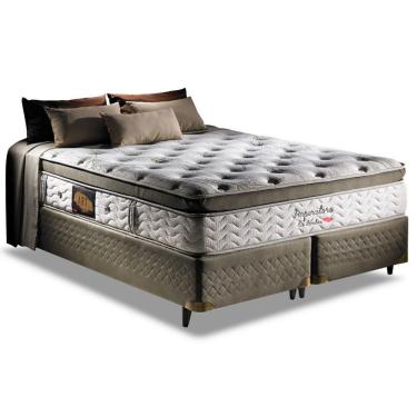 Imagem de Conjunto Box + Colchão Imperatore Herval Queen 158x198x74