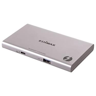 Imagem de EDiMAX Mini Dock 5 em 1 Thunderbolt 4 Mini Slim, 40Gbps, 3 portas TB4 de 15 W, tela única de 8 K a 60 Hz ou tripla 4 K, TD-405BP