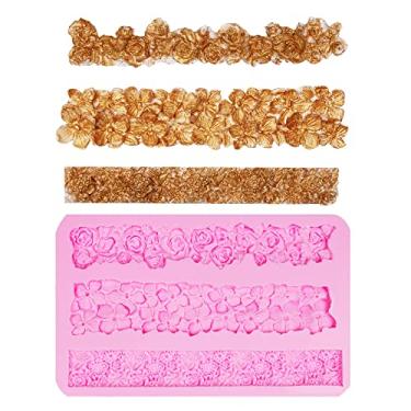 Imagem de Molde de silicone para decoração de flor de renda (ZH107)