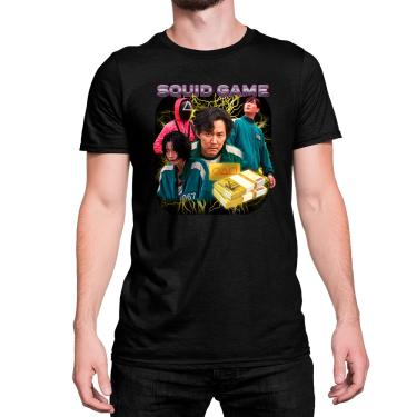 Imagem de Camiseta T-Shirt Série Round 6 Squid Game Money Algodão