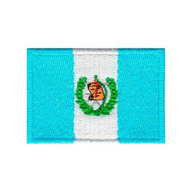 Imagem de Patch Bordado - Bandeira Da Guatemala Pequena BD50230-03P Termocolante Para Aplicar