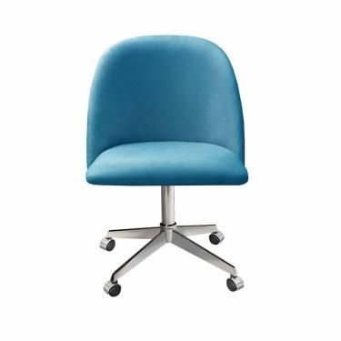 Imagem de Poltrona Escritório Gaia Giratória com Rodinhas Decoração Home Office