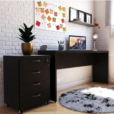 Imagem de Mesa Reta Natus 40mm 180 Bramov Móveis Preto