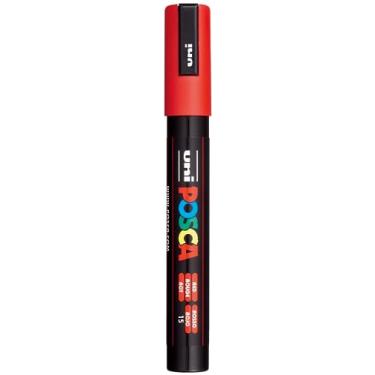 Imagem de Caneta Posca PC 5M vermelha Uni Ball
