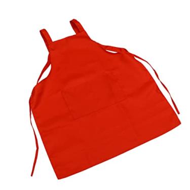 Imagem de HOMSFOU Avental Material De Cozinha Aventais Unissex Para Cozinhar Aventais a Granel Bata Para Adultos Babadores Masculinos Babador Adulto Canga Preta Roupas Chã Com Leite Homem e Mulher