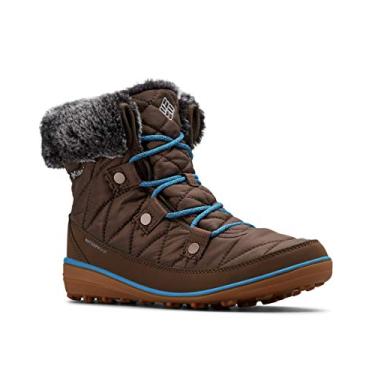 Imagem de Columbia Bota de neve feminina Heavenly Shorty Omni-Heat, Espresso Mhw/Deep Ocean, 5.5