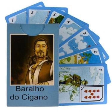 Imagem de Baralho Tarot Oráculo Deck Cigano Jogo De Cartas - Selecione