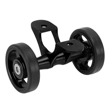 Imagem de Guarda-lamas de bicicleta easywheel, rolos de guarda-lamas, rodas duplas, conjunto de rolo de extensão de guarda-lamas para substituição (Black)