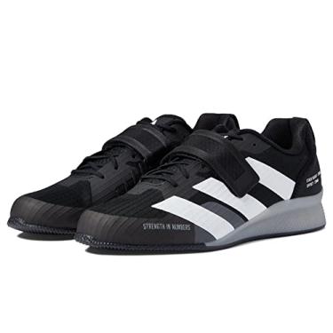 Imagem de adidas Treinador de peso Adipower 3 Cross Trainer unissex, Núcleo preto/Ftwr branco/cinza, três, 11.5 Women/10 Men