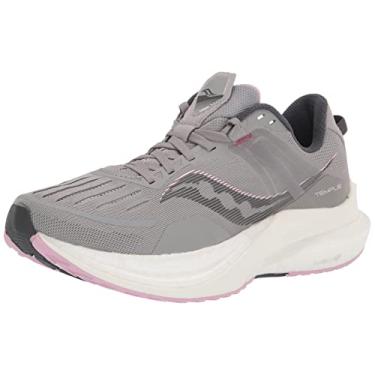 Imagem de Saucony Tênis feminino Tempus, Liga/quartzo, 7.5 Wide