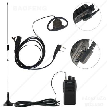 Imagem de Antena Nagoya UT-106UV e Fone Concha Baofeng - Lellis Rocha